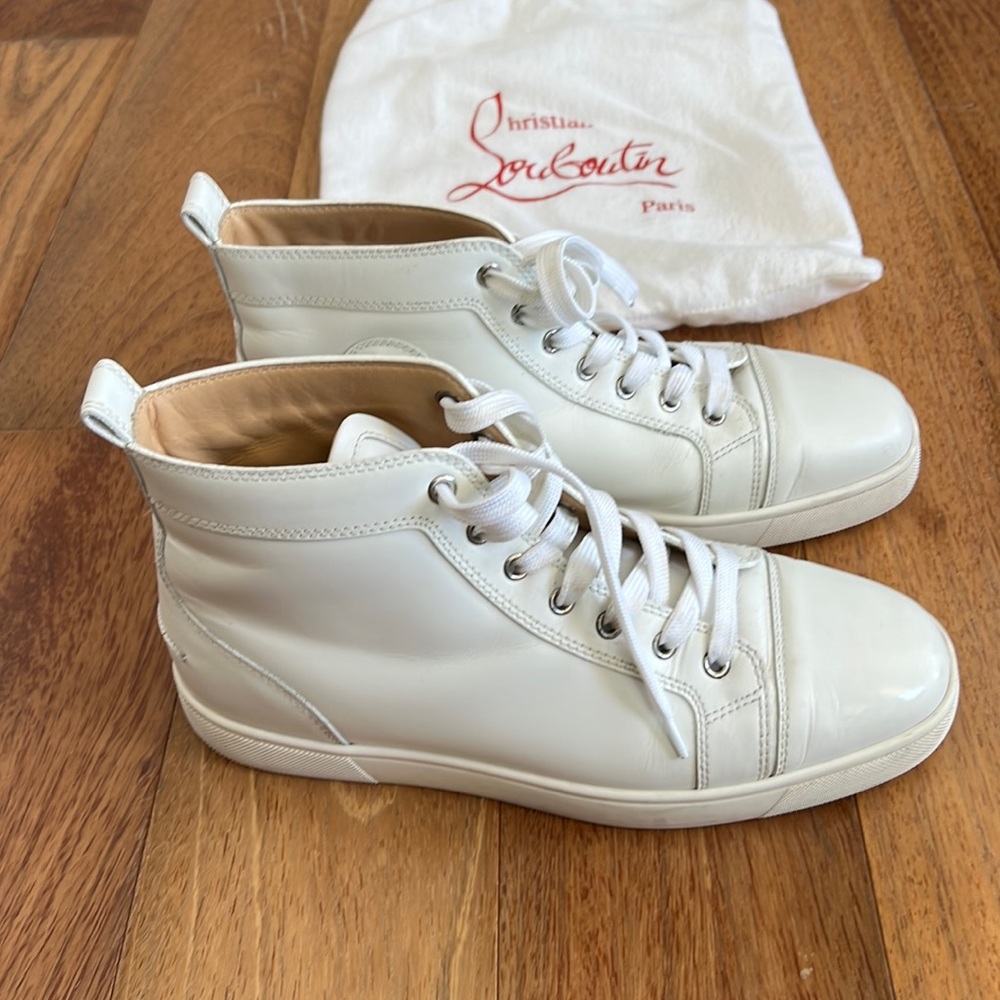 Louis
High-top sneakers -white leather